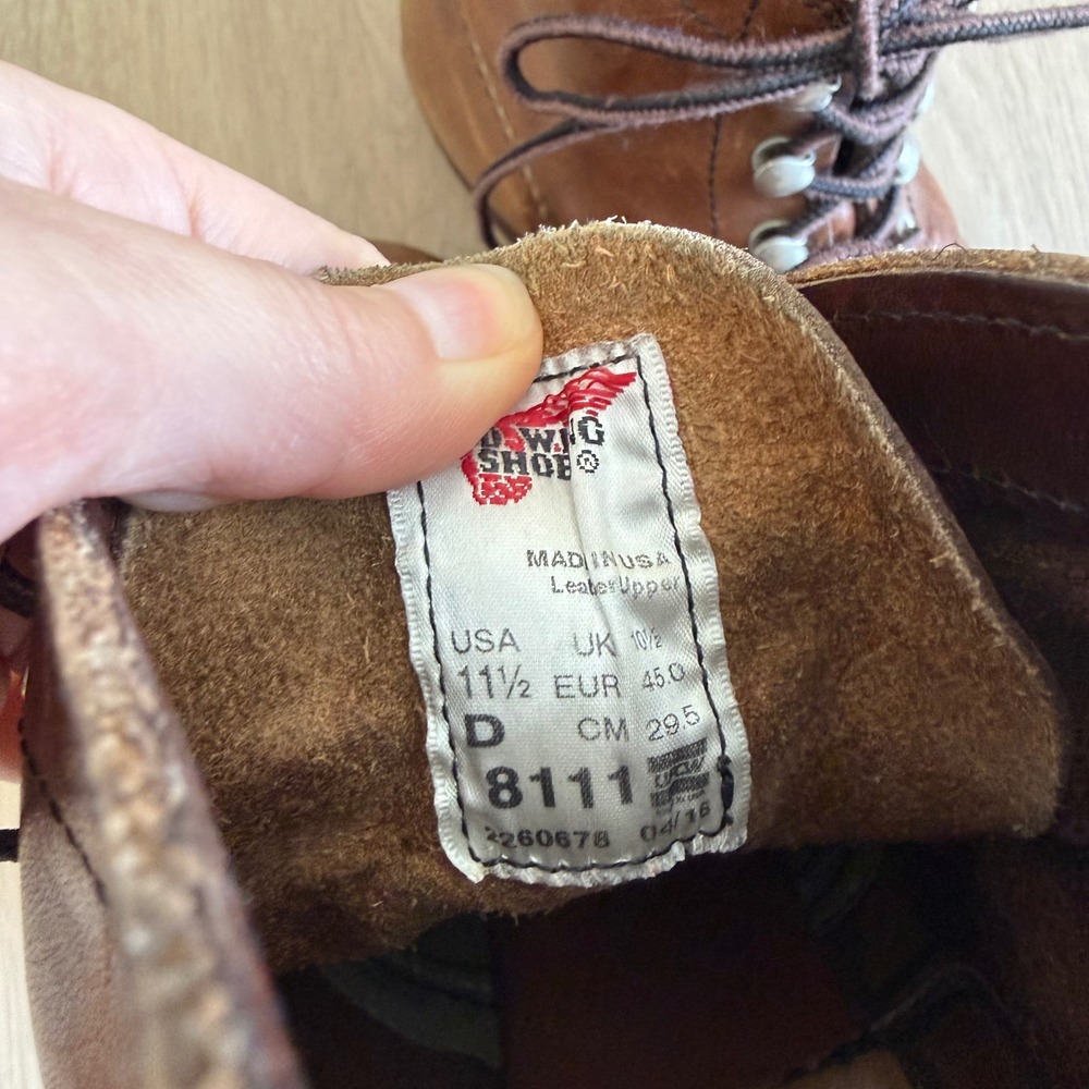 Red Wing Iron Ranger 8111 Amber Harness Leather Boots Mens 11.5 D USA Made - Picture 11 of 11